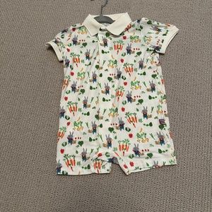 Magnetic Me Modal Romper in Hopscotch print